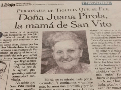 Juana Pirola San Vito Coto Brus Juana Pirola San Vito Coto Brus